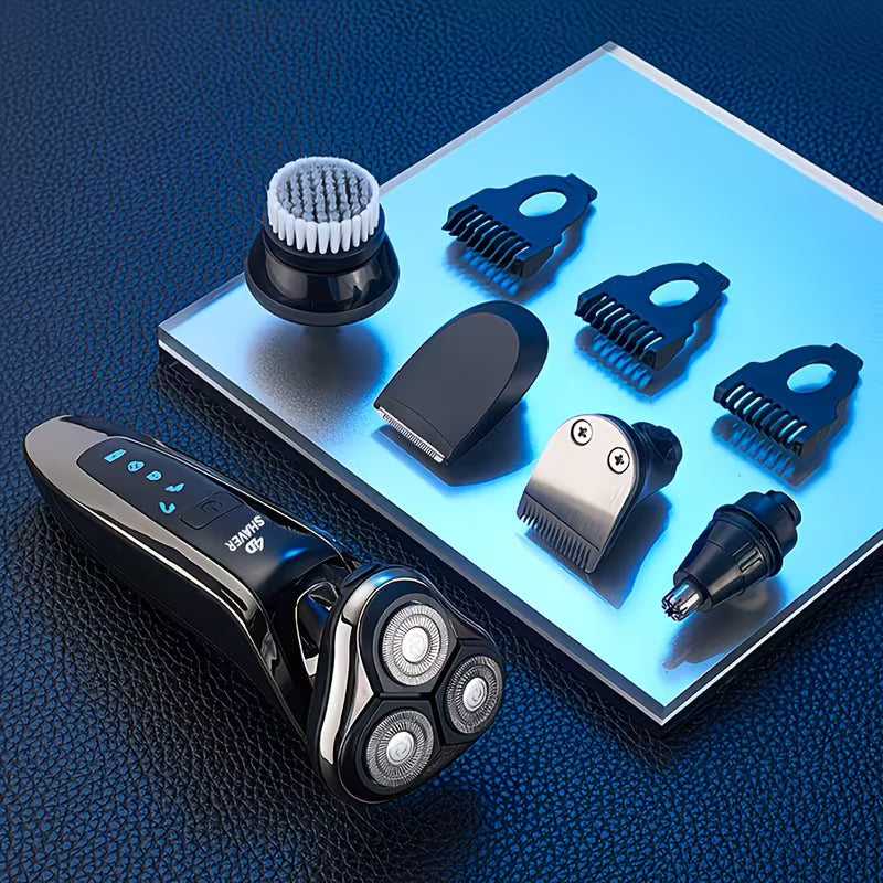 Rechargeable 3-Head Electric Shaver for Men